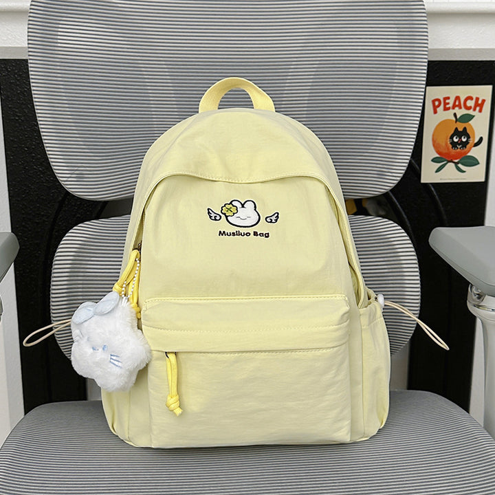 Playful Cloud-Embellished Backpack Bowlift