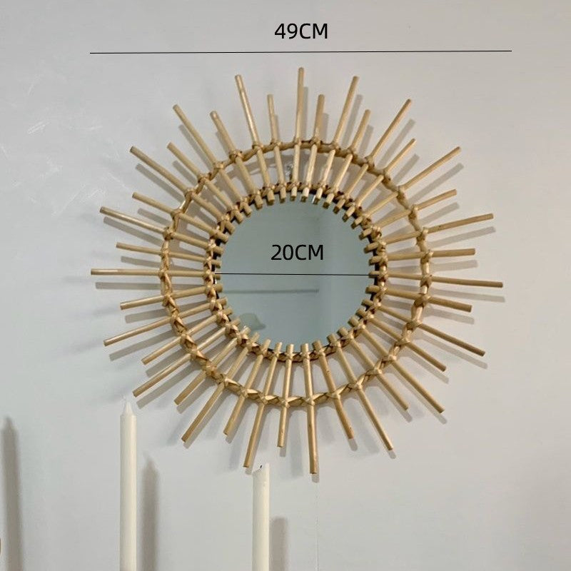 Sunburst Decorative Wall Mirror Bowlift