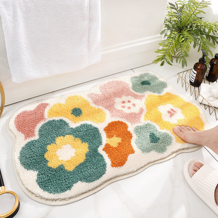 Plush Bath Mat Bowlift