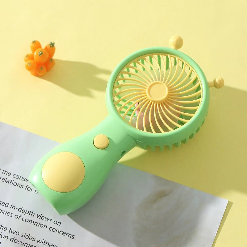 Ladies Portable Hand Fan with Ergonomic Design and Quiet Operating Modes Bowlift