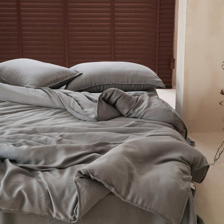 High-quality cotton percale bed linen with an extra soft feel and hidden zipper