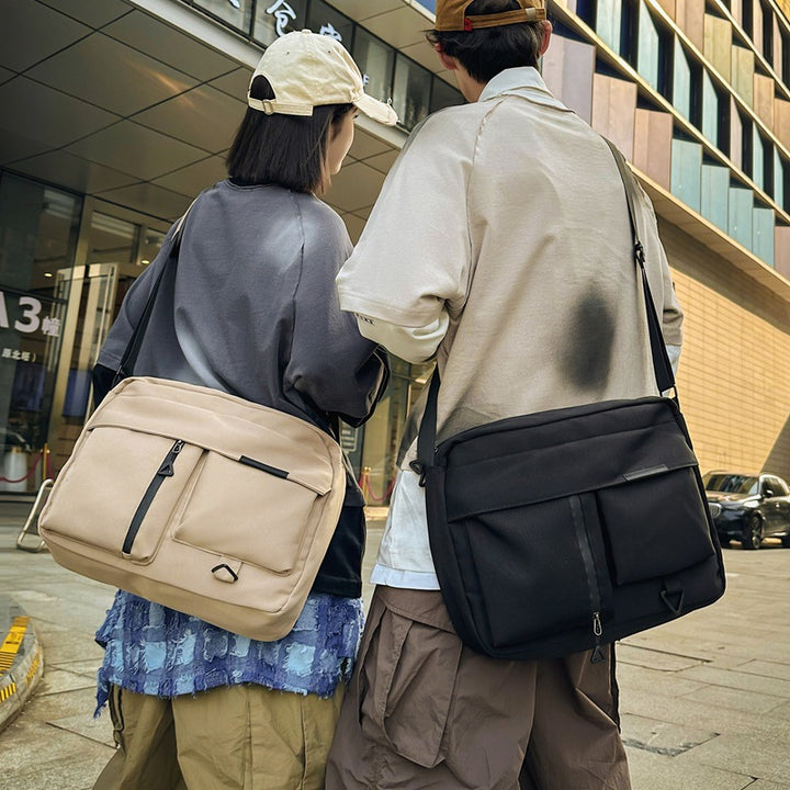 Multi-Compartment Laptop Messenger Bag