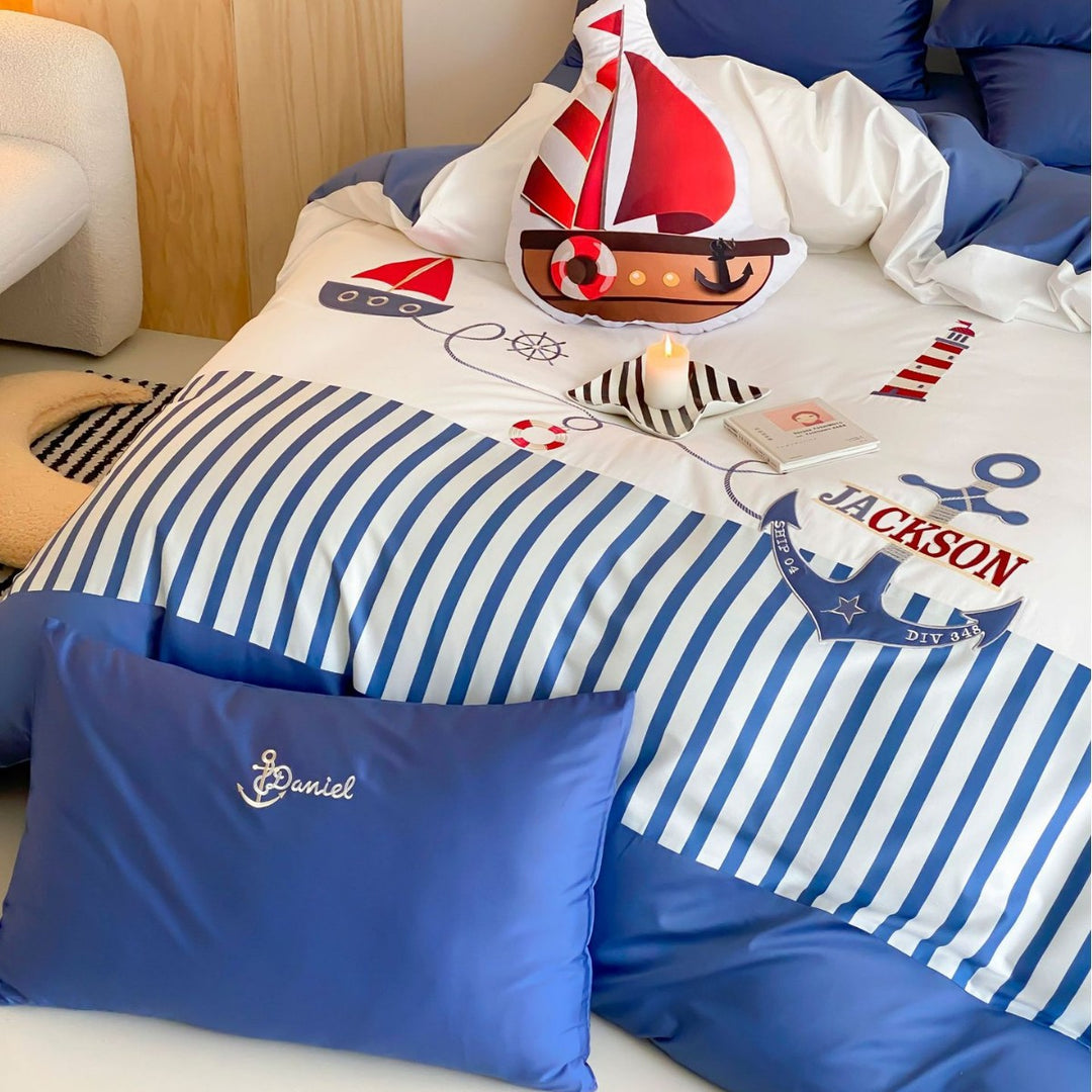 Maritime children's bedding set