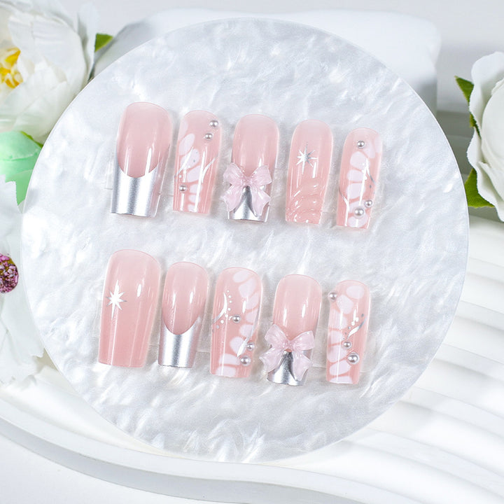 Acrylic nail set with elegant accents Bowlift