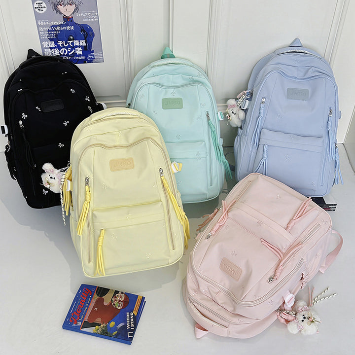 Stylish Embroidered Backpack Bowlift 1791205546