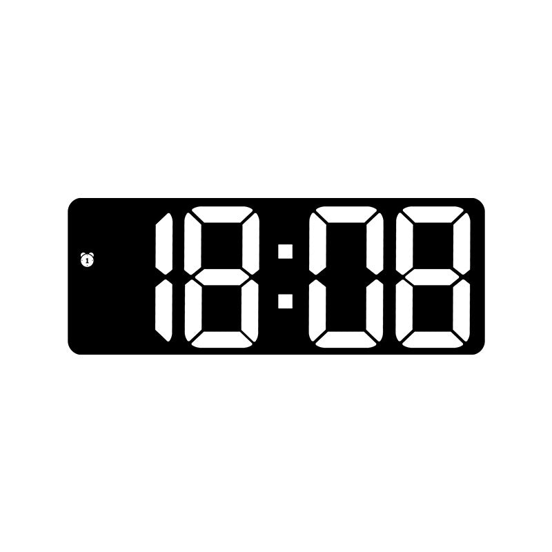 Digital LED clock with large display and colorful digits Bowlift