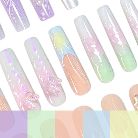 Artistic Extended Acrylic Nail Enhancements Bowlift