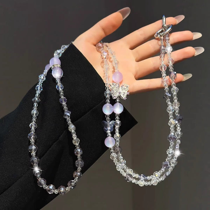 Elegant Beaded Phone Lanyard Bowlift