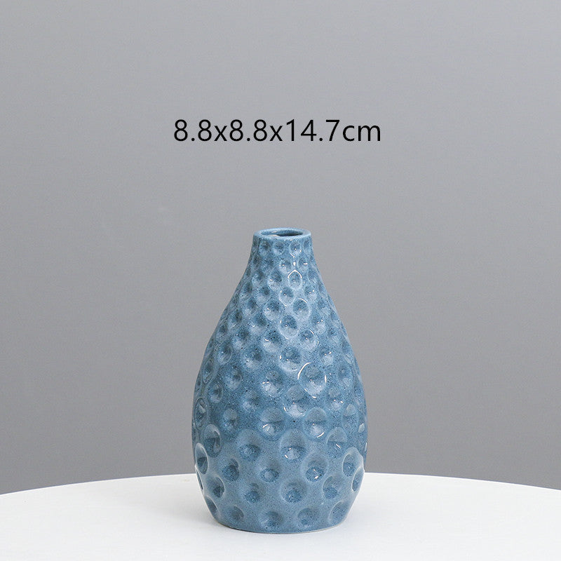 Textured Ceramic Decorative Vase Bowlift