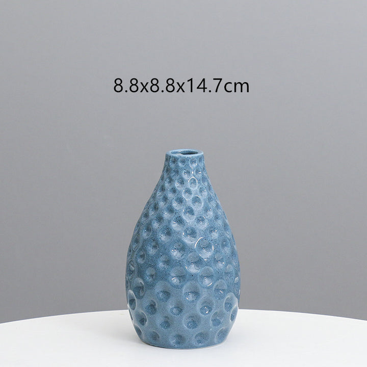 Textured Ceramic Decorative Vase Bowlift