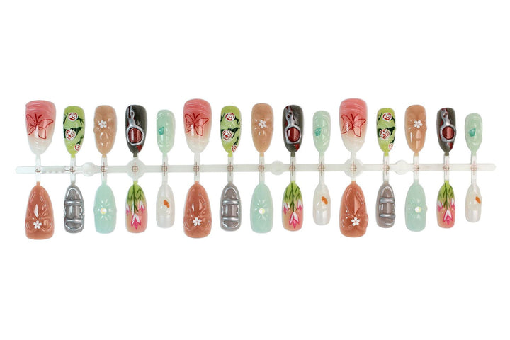 Luxury Artificial Nail Set Bowlift