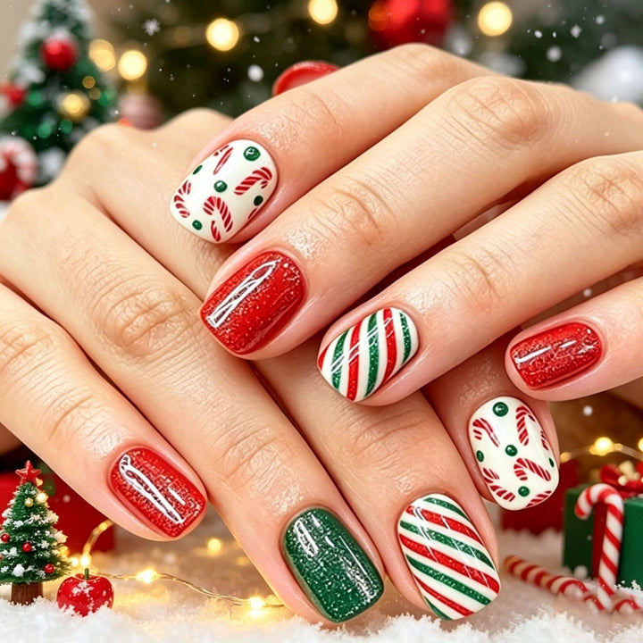 Holiday-Themed Creative Nail Art Set Bowlift