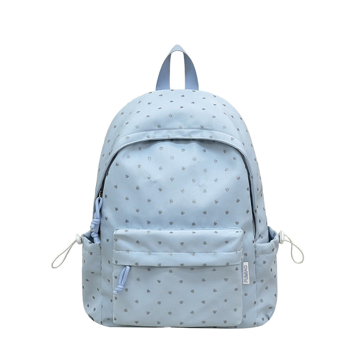 Fun Heart-Patterned Casual Backpack Bowlift