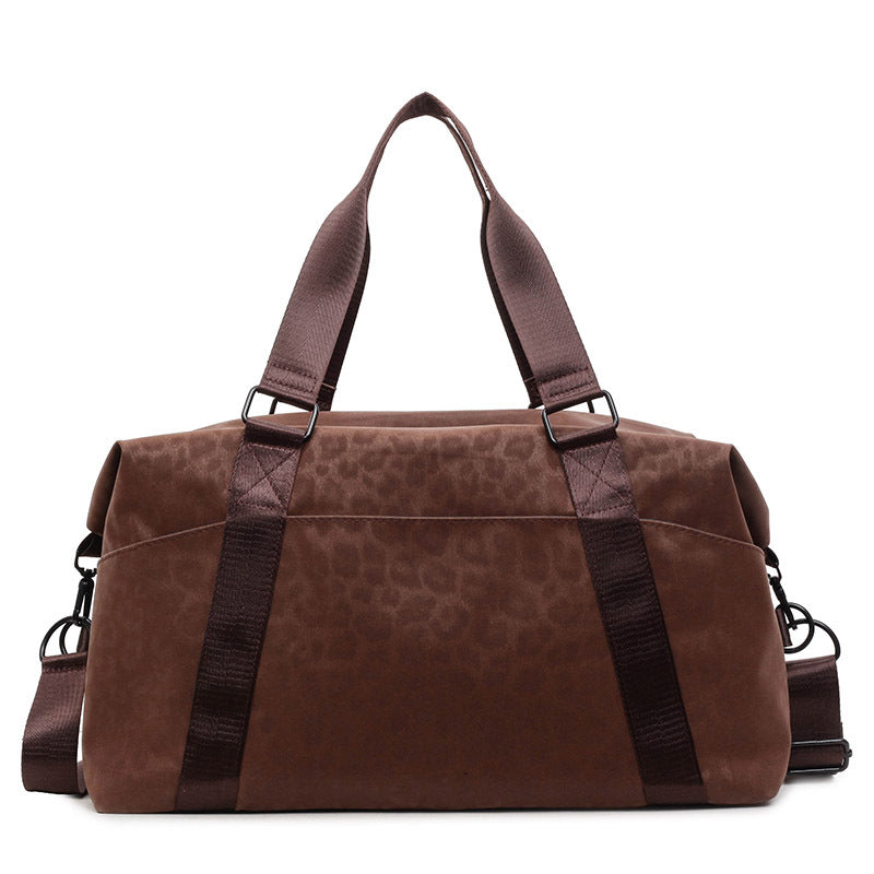 Stylish Leopard Print Sports Duffle Bag