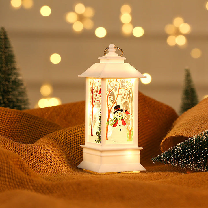 Decorative Lantern with Santa Theme Bowlift