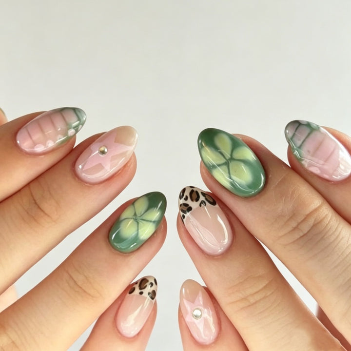 Artistic Press-On Nail Enhancements