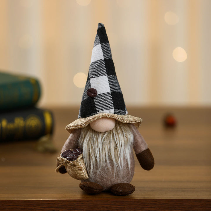 Rustic Decorative Gnome Figurine Bowlift