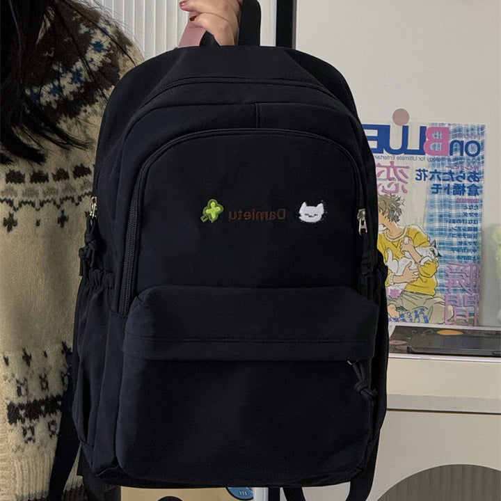 Cute Plush Character-Themed Backpack Bowlift