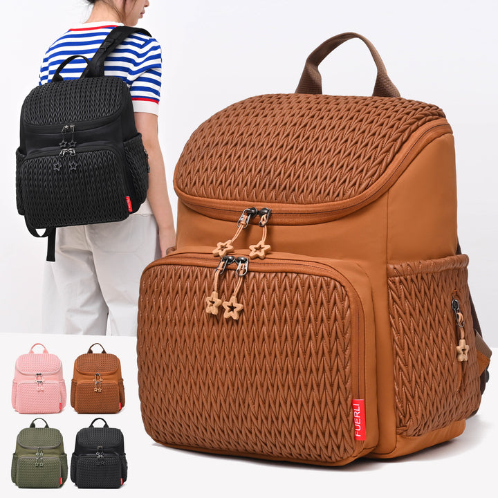 Fashionable Multi-Compartment Travel Backpack Bowlift