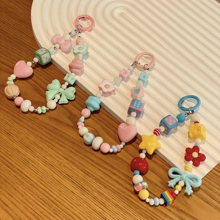 Colorful Beaded Keychain Bowlift 1790135407