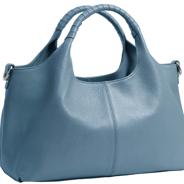 Elegant Leather Handbag Bowlift