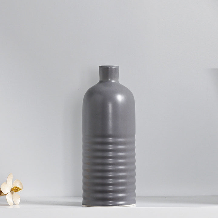 Modern Textured Ceramic Table Vase Bowlift