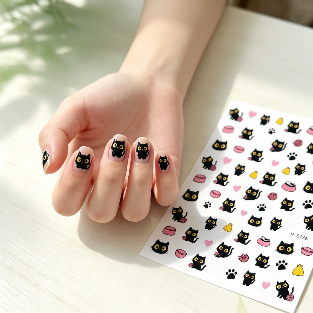 Tropical Fruit-Themed Nail Art Sticker Set