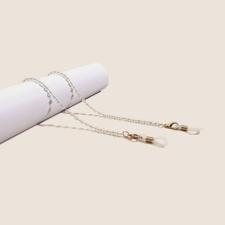 Elegant Beaded Eyewear Retainer Chain Bowlift