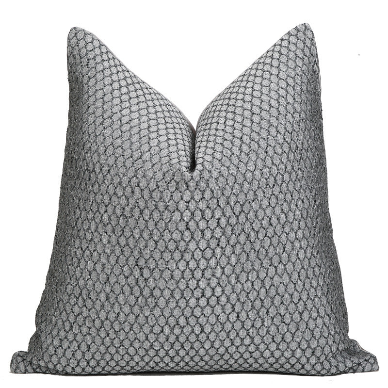 Textured Patterned Throw Pillow