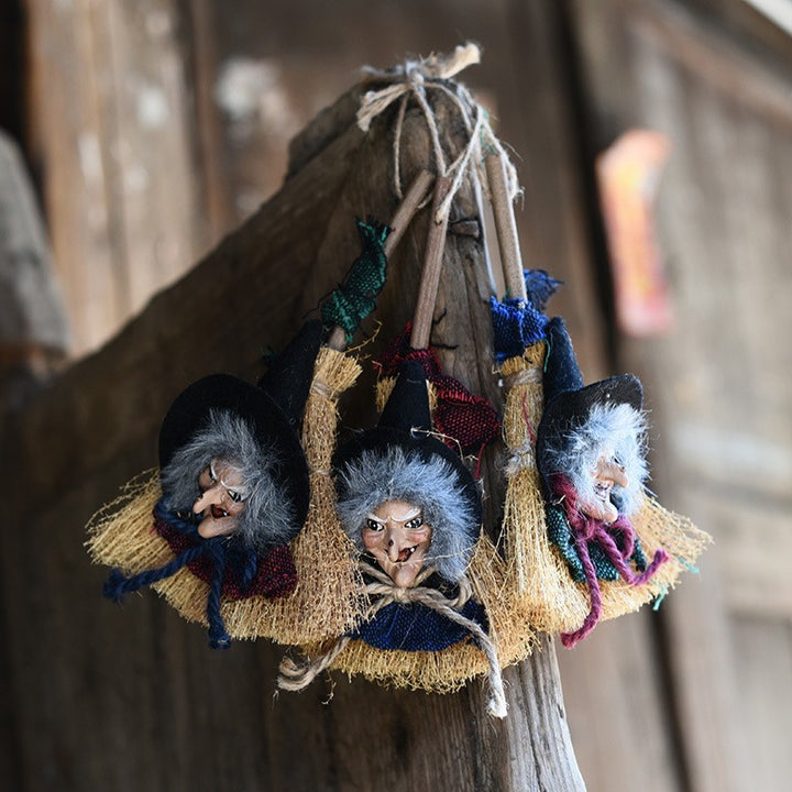 Witch Broomstick Decoration Bowlift