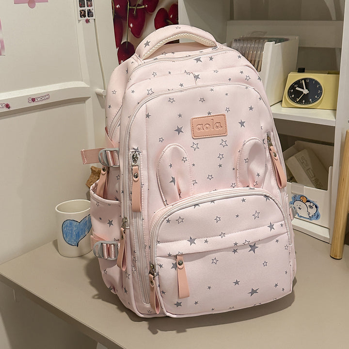 Adorable Bunny-Ear School Backpack Bowlift