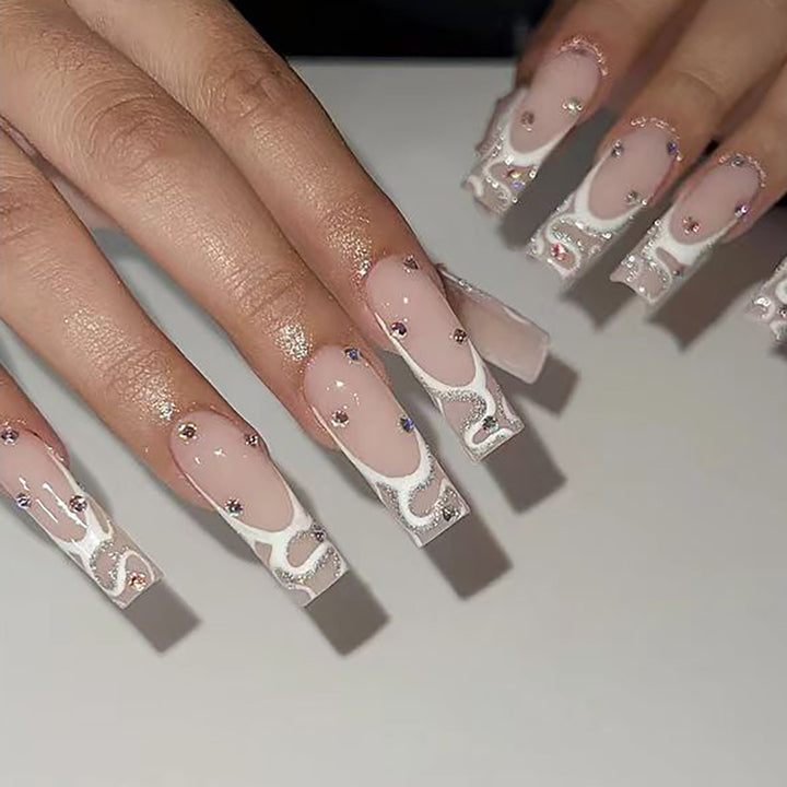 Decorative Long Nail Tips Bowlift