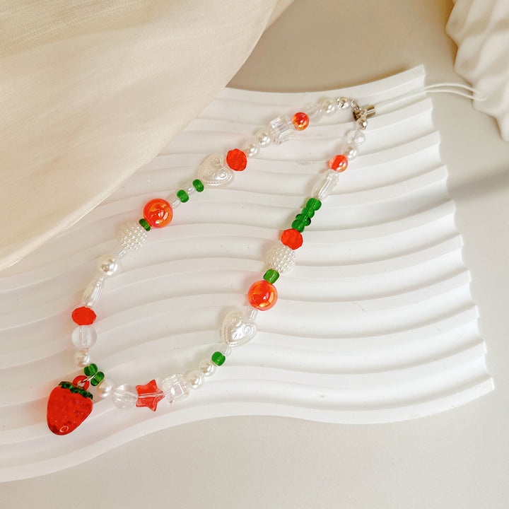 Beaded Fruit Charm Eyewear Chain Bowlift
