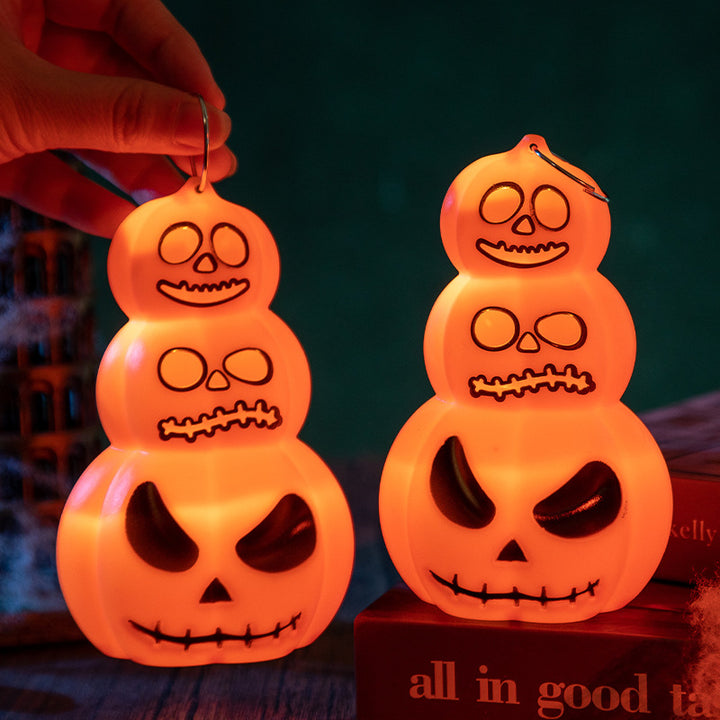LED Halloween Skull Pumpkin Decoration