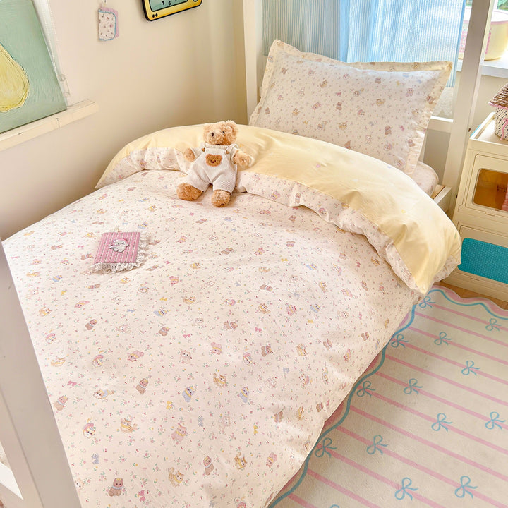 Cozy Checkered Duvet Cover Set