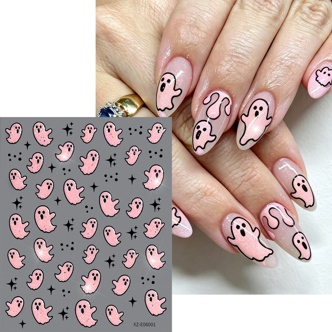 Halloween-Themed Nail Art Sticker Set  1791507032