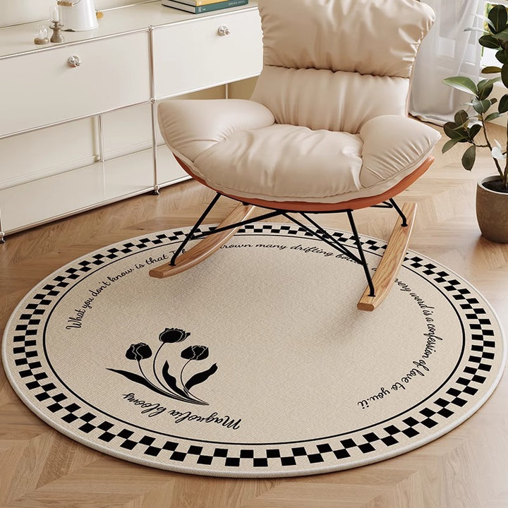Round Decorative Area Rug