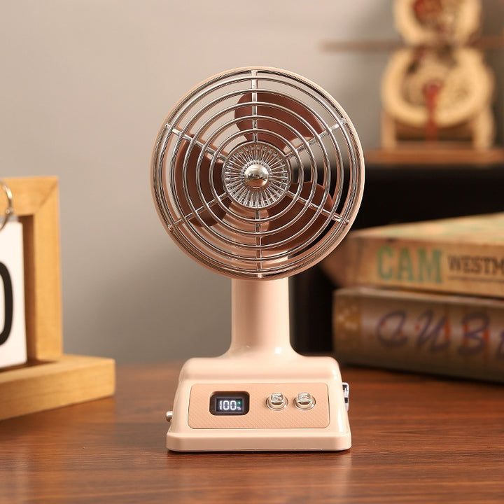 Ladies Portable Table Fan with Digital Control Bowlift
