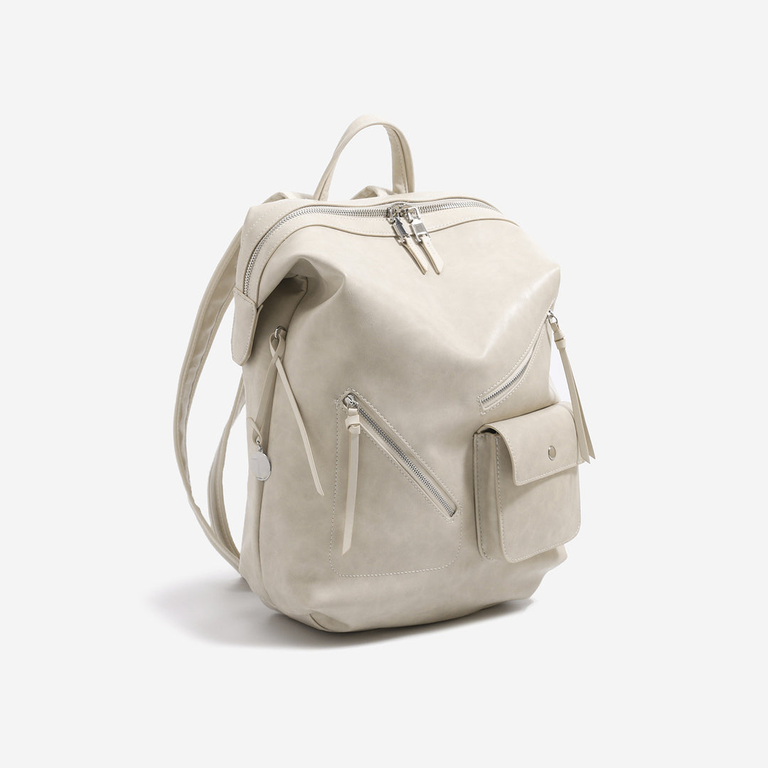 Functional Leather Laptop Backpack