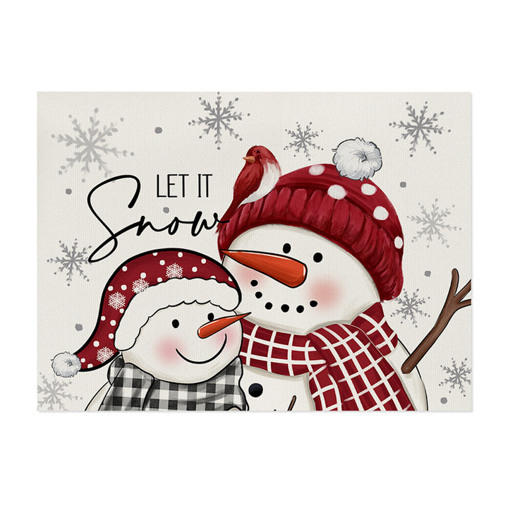 Festive Nativity Canvas Wall Art Panel