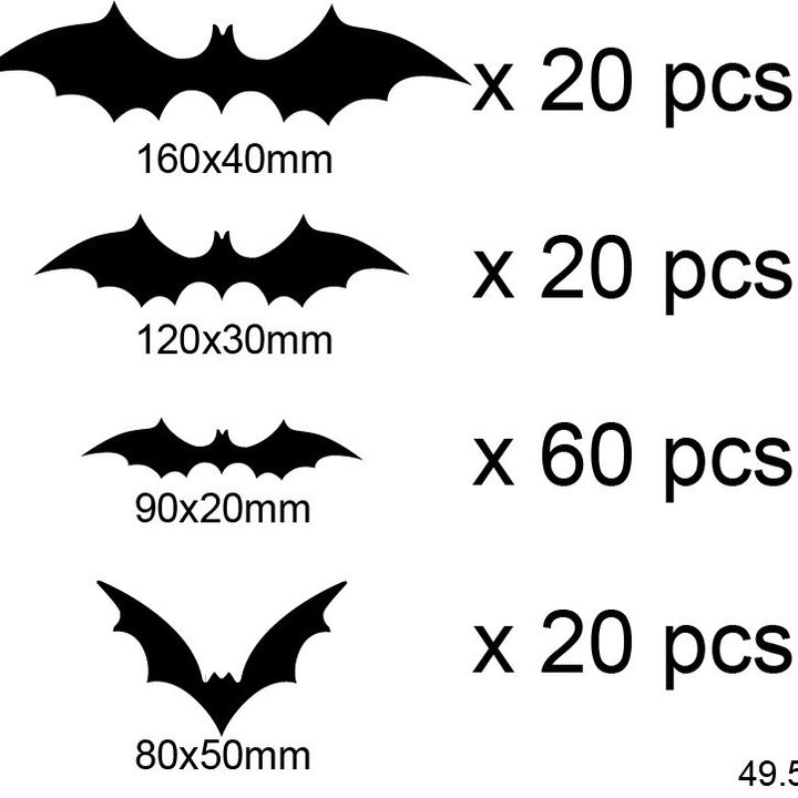Decorative Bat Wall Art Set Bowlift