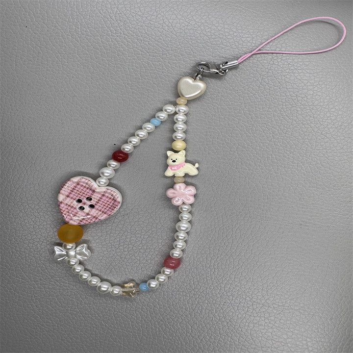 Beaded Phone Charm Holder Bowlift