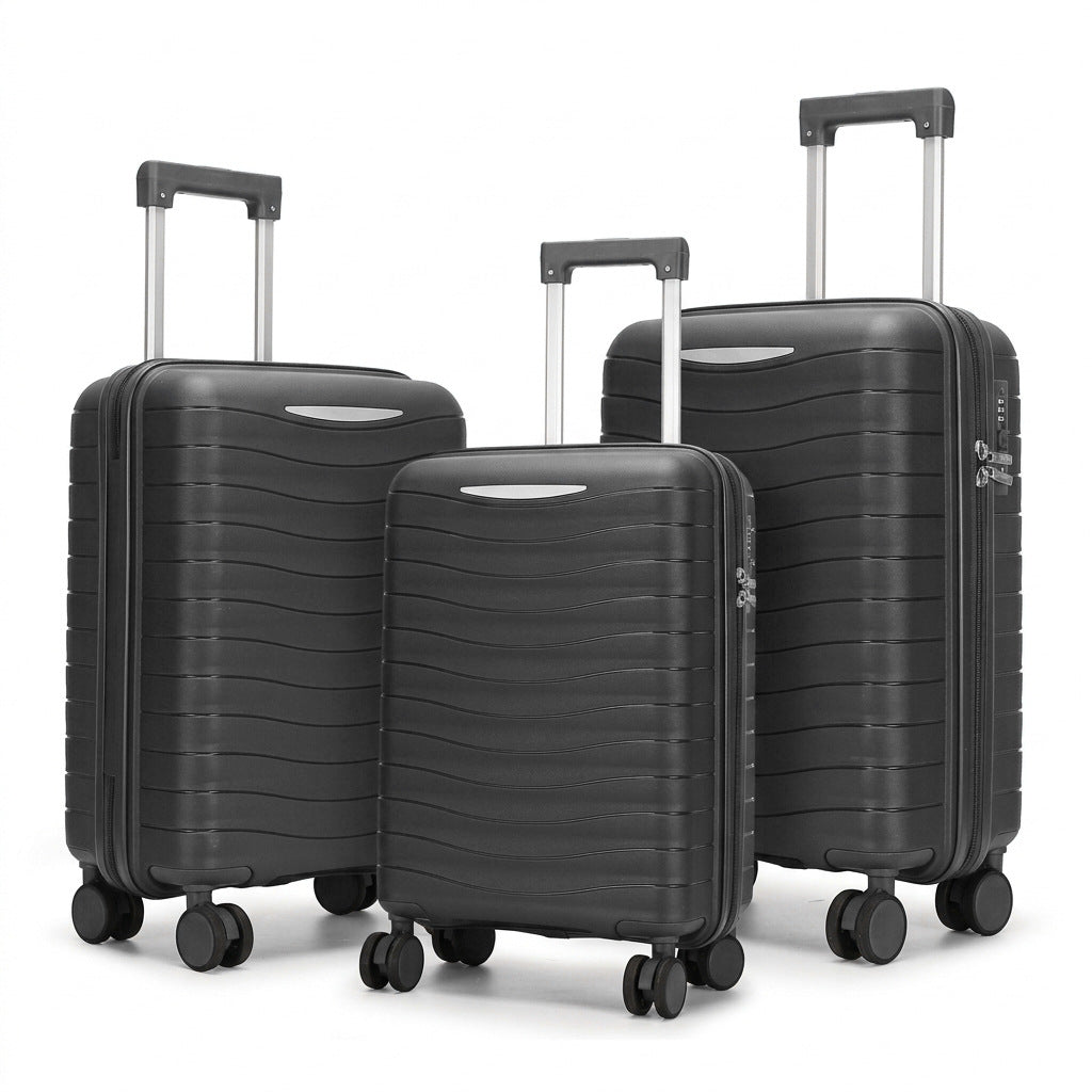 Hard Shell Suitcase Set with Innovative Pocket Organization Bowlift