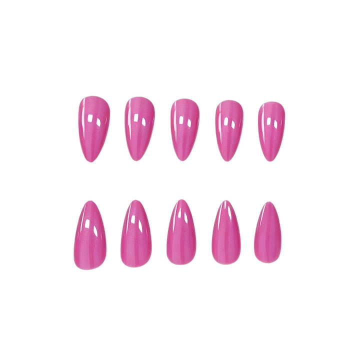 Glossy Stiletto Nail Enhancements Bowlift