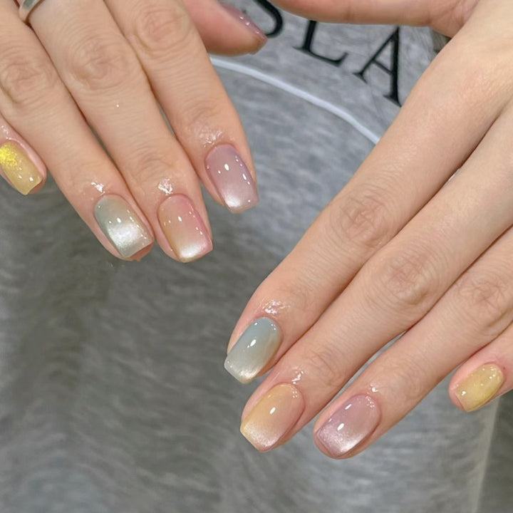 Ombre Gradient Press-On Nail Set Bowlift