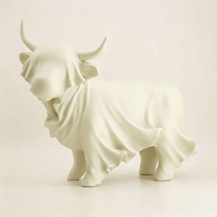 Decorative Cow Figurine Bowlift