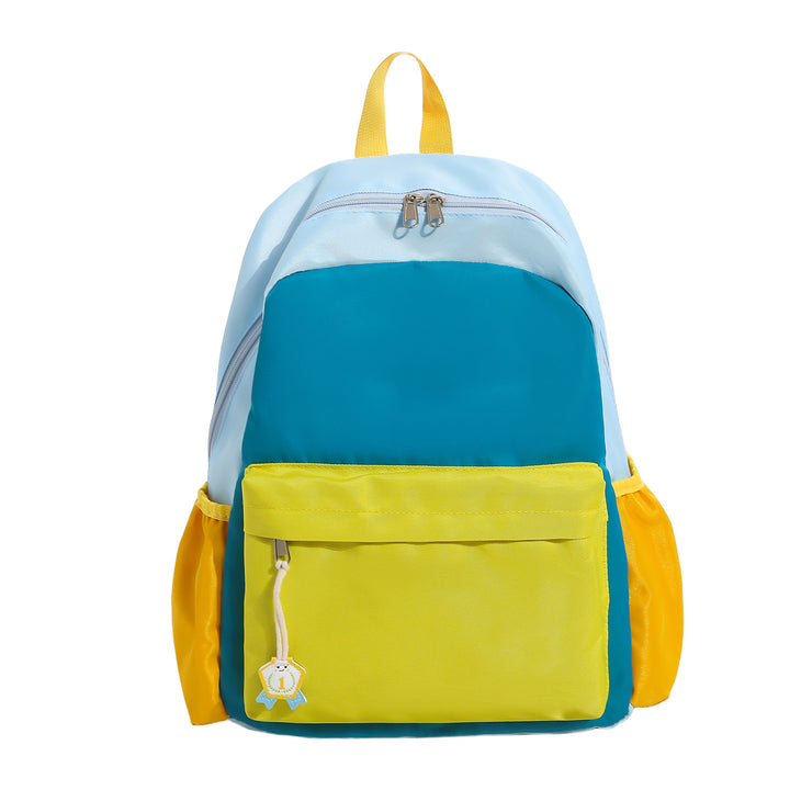 Multifunctional Colorblock Backpack Bowlift