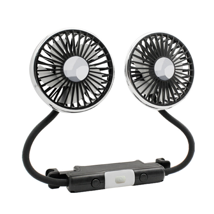 Unisex Dual-Function Rechargeable Clip-On Fan Bowlift