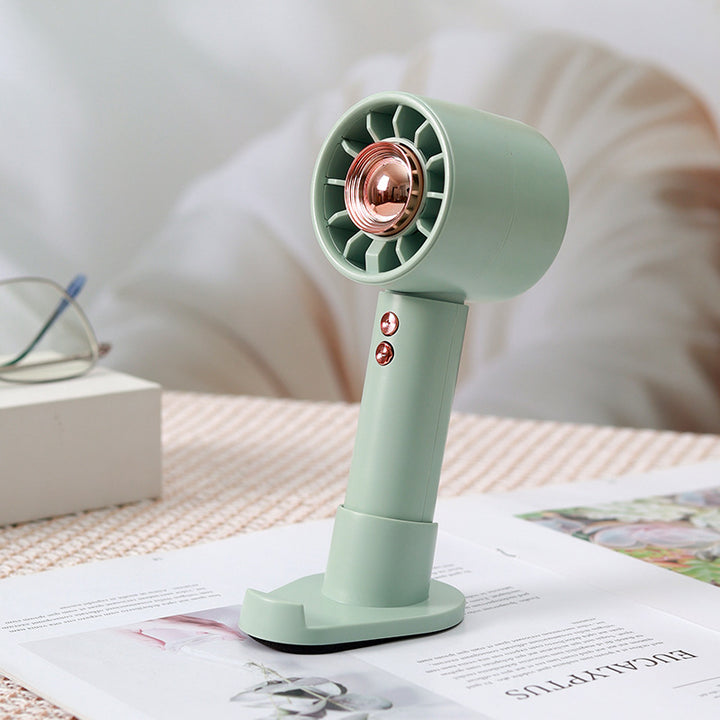 Ladies Portable Hand Fan with Powerful Battery Technology Bowlift