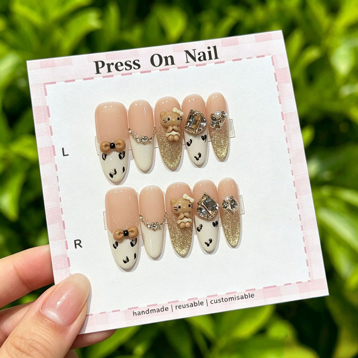 Artistic Character Press-On Nails